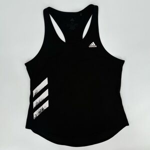 ⭐️Adidas AEROREADY Black Tank Top Racerback Running  Workout Athleisure Sporty